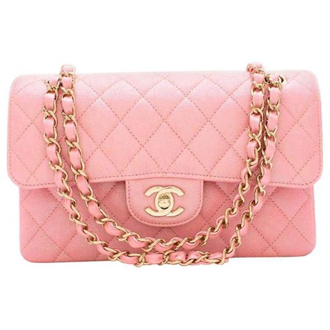 pink iridescent chanel bag|pink chanel bag price.